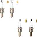 4 Pack TORCH B9RC Screw Terminal Spark Plug Replace for NGK Standard 6263 CR9E Standard Spark Plug, OEM