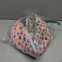 Glittme Guinea Pig Bed Soft Rabbit Beds with Thick Removable Mat Bunny Beds Machine Washable Guinea Pigs Accessories Cozy Guinea Pigs House for Rabbit, Ferret, Round Cuddler Cup Bed