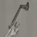 LANC Bathroom Hand Towel Holder Brushed Nickel Hand Towel Bar 10 Inche Right Side Square Towel Ring for Kitchen Bathroom Wall Mount Stainless Steel Modern Towel Racks Hanger, A8806BN