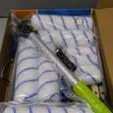 Paint Roller Kit with Extension Pole, 27 Piece Set, 2 to 4 Ft Pole, 4"9" Paint Rollers, Paint Brushes Set for Professional Painting,House Paint Roller for All Latex and Oil Paints & Stains