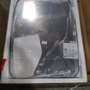 ANDY STAR Black Oblong Mirror, 36x48 Inch Black Oval Mirror for Bathroom with Stainless Steel Metal Frame, Wall Mouned for Bathroom, Living Room, Entryway