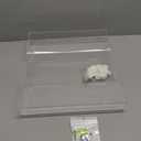 2 Pack Clear Acrylic File Holder Wall Mount Self Adhesive, Legal Size Hanging Paper Organizer, Wall Pocket File Holder Storage for Letter Folder Brochure Magazine Bookshelf Literature Display (13 x 9.5 in)