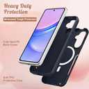 for Samsung Galaxy A36 5G Phone Case - Compatible with MagSafe Women Girls Cute Magnetic Protective Cover Girly Blue Butterfly Heavy Duty Shockproof Design for Samsung A36 5G Cases 6.7"