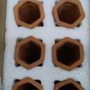 6 Pack Terracotta Watering Spikes for Indoor and Outdoor Plants - Simple and Easy Setup - Keep Plants Happy and Watered While You are Away