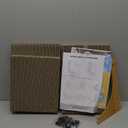 Poils bebe L Shape Cat Scratcher, 26.8 Inch Cat Scratchers for Indoor Cats, Protecting Furniture Cat Scratch Pad, Cardboard Cat Scratching with Ball Toy, Catnip, Large