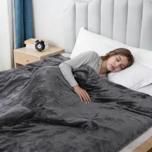 Electric Heated Blanket Full Size 72"x84",Fast Heating Throw, Soft Plush Microplush for Bed & Couch, 10 Hours Auto Off & 5 Heating Levels, Machine Washable, Gifts for Grandma & Family-Dark Gray