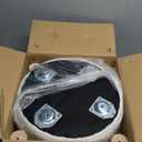 Wimarsbon Storage Ottoman, Modern Round Footrest with Soft Padded Seat, Teddy Velvet Footstool with Wood Legs, Accent Small Table or Plant Stand for Hallway, Living Room (Cream)