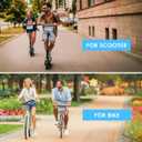 Bike Handlebar Bag - Front Basket with Bike Phone Mount, Bicycle Cooler Pouch Pack for Kids Girls Boys Men Women