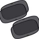 Enovoe Car Window Shade for Baby - (4 Pack) - XL - 25" x 16" - Cling Car Sun Shade for Windows - Sun, Glare and UV Rays Protection for Your Child