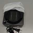 Gaiatop Mini Space Heater, Lightweight PTC Ceramic Fast Heating 500W Energy Efficient for Indoor Use, Overheating & 45° Tip-Over Protection, Portable Desk Electric Heaters for Office Home Black