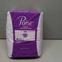 Poise Incontinence & Postpartum Pads for Bladder Leaks, 4 Drop Moderate Absorbency, Regular Length, 132 Count