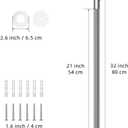 32 Inch Anti Slip Shower Grab Bar, Munzong Stainless Steel Bathroom Grab Bar, Satin Brushed Nickel Knurled Bathroom Balance Bar,Safety Hand Rail Support Handicap Elderly Senior Assist Bath Handle