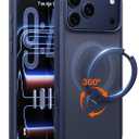 TORRAS Q3 Spin for iPhone 17 Pro Max Case with 360 Magnetic Stand, Camera Control, Fit for MagSafe, 4X MilitaryGrade Shockproof Case for iPhone 17 Pro Max Phone Case with Kickstand, Deep Blue