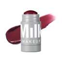 Milk Makeup Lip + Cheek Stick  Multi-Use Cream Blush + Lip Color with Mango Butter, Avocado Oil + Apricot Oil  Hydrating, Buildable, Long-Lasting, Vegan Formula (Quickie - Deep Plum)