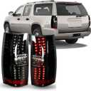 Winjet Tail lights Compatible with 2007-2014 Chevrolet Tahoe & Suburban 1500 2500 [2007 2008 2009 2010 2011 2012 2013 2014 Chevrolet Suburban/Tahoe] LED Tail lights (Clear)