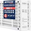 16x20x4 AC Furnace Air Filter Compatible with Honeywell FC100A1003, MERV 11 HAVC Filter Replacement, Actual Size:15.94"x19.75"x4.38",Pack of 2