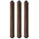 Overnight Blowout Rods | Heatless Curls Rollers Hair Curlers to Sleep In Foam Rolls Velvet Satin Long Short Curling Blow Out Look No Heat Dry Thin Thick Tools Set Soft by VISOFO (Brown, Set of 3)