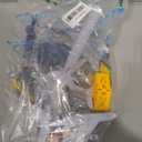 57 PCS Commercial Airport Playset with Airplane Toys, Play Vehicles, Fire Trucks, Police Cars & Figures, and Accessories in Storage Bucket for Kids Imaginative Play