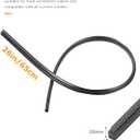 4PCS Wiper Blade Refill,Car Accessories Rubber Wiper Blade Refill,26" Windshield Wiper Blade Inserts,Frameless Window Boneless Insert Rubber Strips,Fit for Most Vehicles