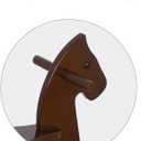 Rocking Horse Baby Ride On Toy for Kids Wooden Classic Design with Pedal and Safe Backrest Ideal Gift for Toddlers (Classic, Espresso)