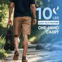 Sekey Wagon Cart with Wheels with 220LBS Capacity,Heavy Duty Wagon Carts Foldable,Lightweight Utility Portable Cart for Grocery, Shopping, Garden, Camping. Black