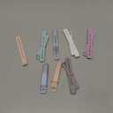 6-Pack Bands for Fitbit Inspire 3 Bands for Women Men, Soft Silicone Adjustable Wristband Replacement Straps Compatible with Fitbit Inspire 3 Fitness Tracker (Violet+Pink Sand+White+Lavender+Baby Blue+Mint Green)