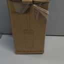 UPTRONIC Toilet Brush, Toilet Bowl Brush with Extra Long Handle Durable Bristles Toilet Scrubber and Covered Holder for Toilet Brush Set for Bathroom Cleaning (White, 1 Set)