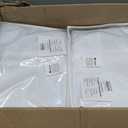 VidaFete Table Cloth 90 * 132inch 10 Pack Rectangle Tablecloth Polyester, Stain Wrinkle Resistant Polyester Dining Table Cover for Kitchen Dinning Party Wedding Rectangular Tabletop Decoration(White)