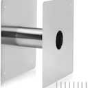 Thickening Stainless Steel Vent Wall Thimble,Suitable for Walls Ranging from 4.7 "to 7.0",for Indoor Gas Tankless Water Heater,Ideal for Home Heating and Bathroom Setups (silver, 2.36In)