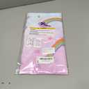 Tegeme Rainbow Tablecloths Disposable Plastic Rainbow Waterproof Table Cover Rectangular Fiesta Carnival Table Covers for Birthday Party Supplies Decorations Supplies, 108 x 54 Inches(3 Pcs)