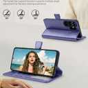 OCASE Compatible with Samsung Galaxy S26 Ultra Wallet Case, PU Leather Flip Folio Case with Card Holders RFID Blocking Kickstand [Shockproof TPU Inner Shell] Protective Phone Cover 2026, Purple