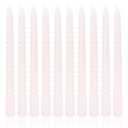 10 Inch 10 Pack Pink Spiral Taper Candle Set, Long Candles Dripless Unscented Candlesticks for Dinner Shower Party Brithday Wedding Engagement Party Valentine's and Home Decor