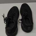 Mens Running Shoes Slip-on Walking Sneakers Lightweight Breathable Casual Soft Sole Trainers Size 39 Black