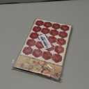 TaoBary 160 Pcs Stationery Paper Set 50 Double Sided Stationery Papers with 50 Matching Envelopes and 60 Round Dot Sticker, 10 Design(Vintage Floral,5.5 x 8.25 Inch)