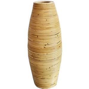 Southeast Asian Rattan Floor vase, Dried Flower Container, Silk Flower Weaving Flower, Living Room and Dining Room Window Display 30-120cm-50CM high