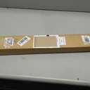 LazBlinds Cordless White 1" Room Darkening Vinyl Mini Blinds, 26" W X 48" H Horizontal Window Blinds for Home, Cordless Shades for Indoor Windows