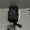 Fansbe Smart Bluetooth Alarm Clock Dim 12/24H, Black