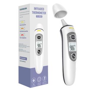 Ear Thermometer for Adults and Kids, Digital Accurate Ear and Forehead Thermometer with Fever Alarm, 1 Second Fast Result, Easy to use, 2 in 1 Mode (Grey)