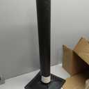 Flash Furniture Beverly 23.75" x 30" Restaurant Table X-Base with 3" Diameter Table Height Column, Commercial X-Base Cast Iron Table Base, Black, Set of 1