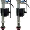 Fluidmaster 400H-5003 Performax Universal Toilet Fill Valve with Tank and Bowl Water Control 2-Pack, Blue