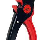 Automatic Wire Stripper and Cutter, 2 in 1 Professional Quickstrip Wire Stripper Tool, Adjustable Wire Stripping Tool for Electronic Cable and Automotive Repair (Black & Red)