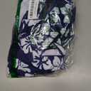 Aleumdr Women Printed Two Piece Tankini Swimsuits Tummy Control Swim Dress High Waisted Boyshort with Pockets, M