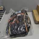 Wogarl 3PCS Weekender Bags for Women Large Overnight Bag Weekend Travel Duffel Bag Carry on Shoulder with Shoe Compartment Canvas Toiletry Bag for Travel Business Gym,Black