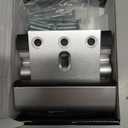 Home Security Door Lock, 2 Pack Childproof Door Reinforcement Lock with 3 Inch Stop Withstand 800 lbs for Top Front Inward Swinging Door, Upgrade Flip High Night Lock to Defend Your Home Kids (Silver)