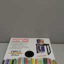 Tools-for-School Height & Width Adjustable Locker Shelf - Strong ABS Plastic - Width Adjusts from 8"-12.5" & Height Adjusts from 10"-14" - Patented Design - BEWARE OF CHEAP IMITATIONS - 2 Pack (Black)