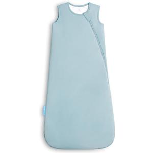 Soft Breathable Sleep Sack, 1.0 TOG Bamboo Viscose Wearable Blanket Baby, Baby Sleeping Bag with 2-Way Zipper Size M