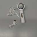 Fabric Shaver, Lint Remover Rechargeable, Electric Portable Sweater Defuzzer with 3 Speeds, 6 Leaf Blades, Digital LED Display to Remove Pilling for Clothes, Furniture, Sweater, Couch, Blanket (White)