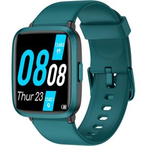 Smart Watch, Fitness Tracker with Touchscreen, Heart Rate Monitor, Blood Oxygen, Sleep Tracking Fitness Watch 5ATM Waterproof Smartwatch for Women Men Pedometer Step Calories for Android iOS (41mm, green)