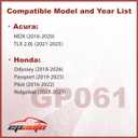 EPAuto GP061 (CA12061) Engine Air Filter Replacement for Acura and Honda | Acura MDX, TLX, Honda Pilot, Odyssey, Passport, Ridgeline Fits V6 & 2.0L Models (20162025)