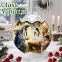 2 x Nativity Scene Ornament, Christmas Tree Ornament, Religious Christmas Ornament, Holy Family, Baby Jesus, Christian Home Decor, Religious Gifts, Christian Gifts, Gift Exchange, Gift Idea